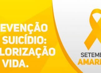 SETEMBRO AMARELO, PREVENÇÃO AO SUICÍDIO.