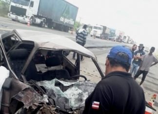 Criança morre em acidente na BR-116 em Santo Estêvão