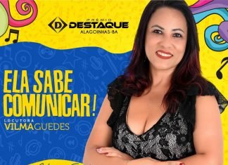 Locutora de rádio 95FM recebe prêmio destaque do ano.