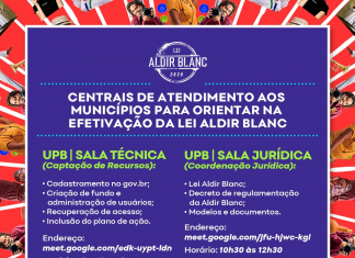 Abertos canais de atendimento sobre Lei Aldir Blanc exclusivos para os municípios baianos