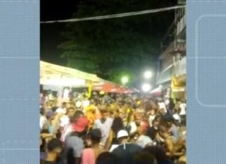 Festa ‘paredão’ com multidão aglomerada em Salvador é interrompida por força-tarefa da prefeitura