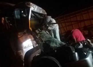 Homem morre em colisão entre caminhão e carreta no entroncamento de Lamarão