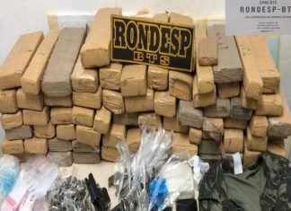 Quatro pessoas são presas com 100 kg de maconha na BA; três delas foram abordadas em carro de transporte por app