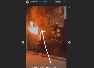 Lanchonete é atingida por incêndio em Salvador; digital influencer que mora em cima de imóvel registrou fogo