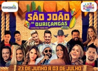 Prefeitura de Ouriçanga anuncia atrações do São João