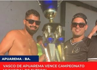 Vasco de Apuarema conquista Título do Campeonato Municipal de Apuarema