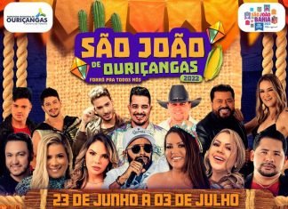 Confira a Grade do sao joao de 2022 de Ouricangas