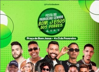 Prefeitura divulga atrações da Festa do Nosso Senhor Bom Jesus dos Pobres