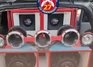 Cruz das Almas: PM apreende carro e aparelhagem de som