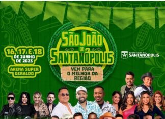 O SÃO JOÃO ANTECIPADO DE SANTANÓPOLIS JÁ TEM DATA E ATRAÇÕES CONFIMADAS!