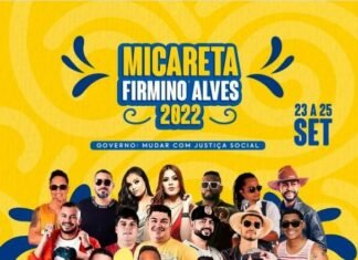 CONFIRMADA ATRAÇÕES DA MICARETA DE FIRMINO ALVES 2022
