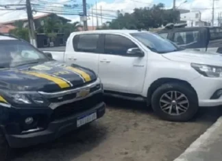 SAJ: PRF apreende Hilux vendida por R$200 mil