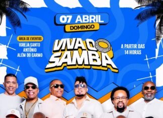 O samba será homenageado no Centro Histórico de Salvador