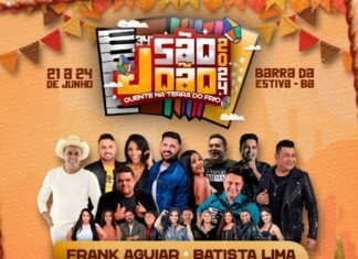 PREFEITURA DIVULGA PROGRAMAÇÃO COMPLETO DO SÃO JOÃO DE BARRA DA ESTIVA