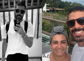 Em meio à polêmicas, Cauã Reymond curte feriado em Trancoso e elogia comida baiana