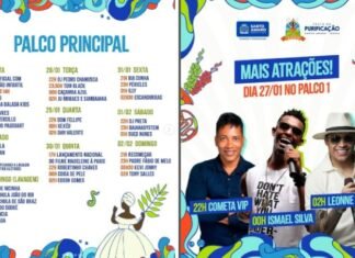 PROGRAMAÇÃO OFICIAL DA LAVAGEM DA PURIFICAÇÃO