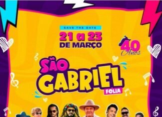 CONTAGEM REGRESSIVA: SÃO GABRIEL FOLIA É OFICIALMENTE LANÇADA