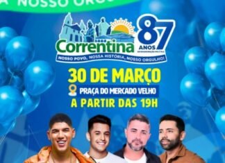 SHOW EM CORRENTINA DE GRANDES NOMES DA MÚSICA PROMETE SER INESQUECÍVEL
