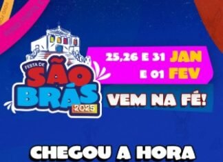 PREFEITURA DE TAPEROÁ DIVULGA PROGRAMAÇÃO OFICIAL DO FESTEJO DE SÃO BRÁS 2025