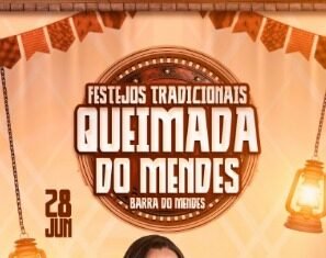 ATRAÇÕES CONFIRMADAS PARA OS FESTEJOS DE QUEIMADA DO MENDES 2025