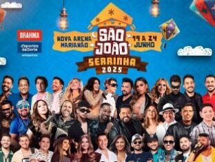 LIBERADO PROGRAMAÇÃO SÃO JOÃO DE SERRINHA 2025