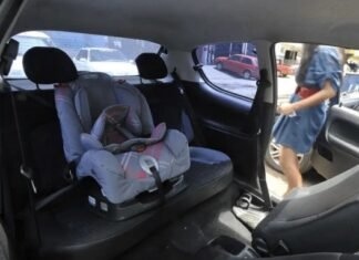 Melhor lugar de criança no carro é o meio do banco de trás, reforça Abramet
